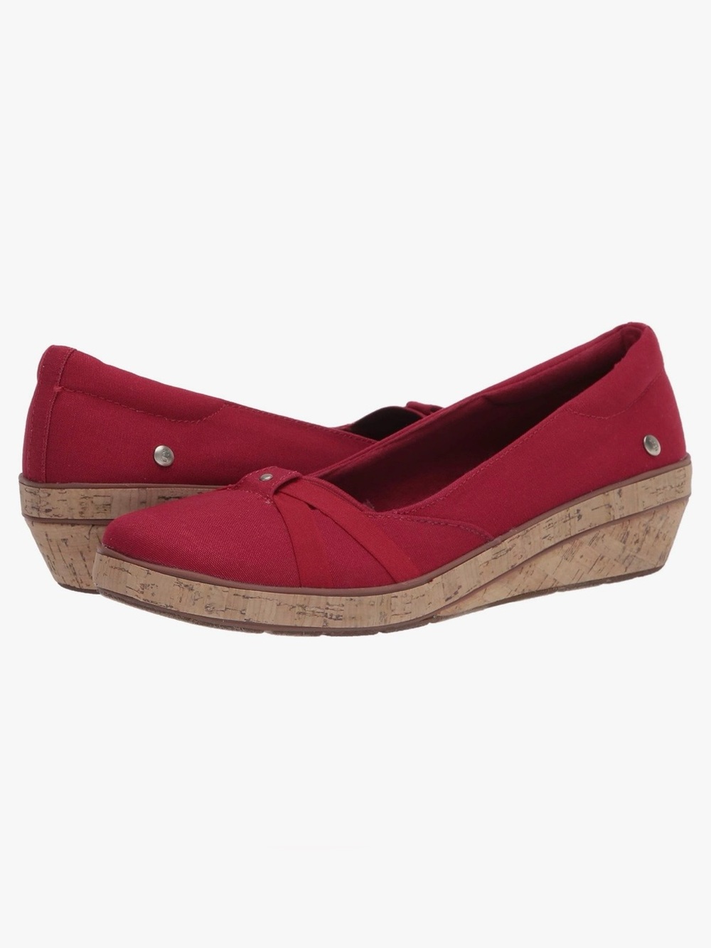 NWT Women’s Grasshoppers Red Gigi Wedge size 8.5